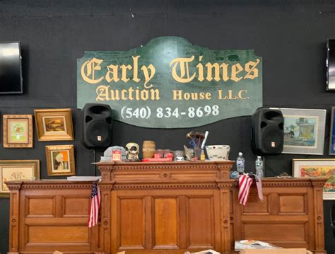 Early times auction house. Things To Know About Early times auction house. 